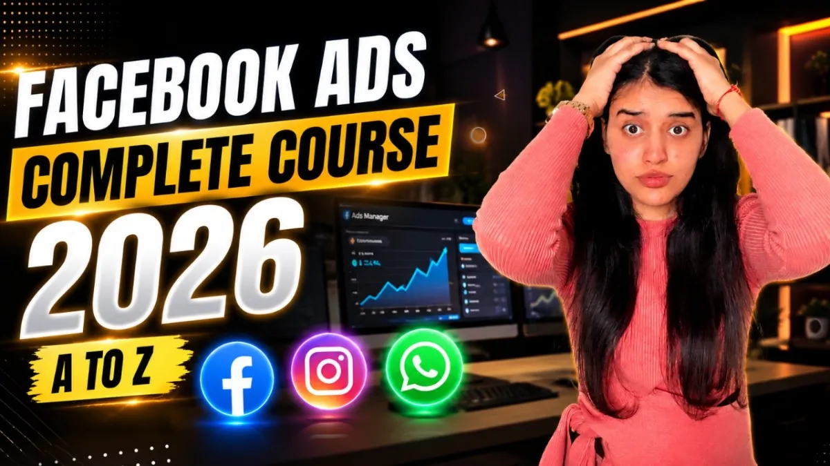 🇮🇳 Facebook Ads Complete Course 2026| Instagram Ads Full Course | Beginner to Advance Level