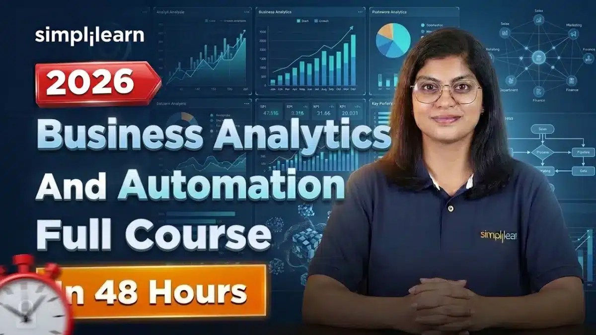 🇺🇸 Business Analytics And Automation Course 2026 | Business Process Automation Tutorial