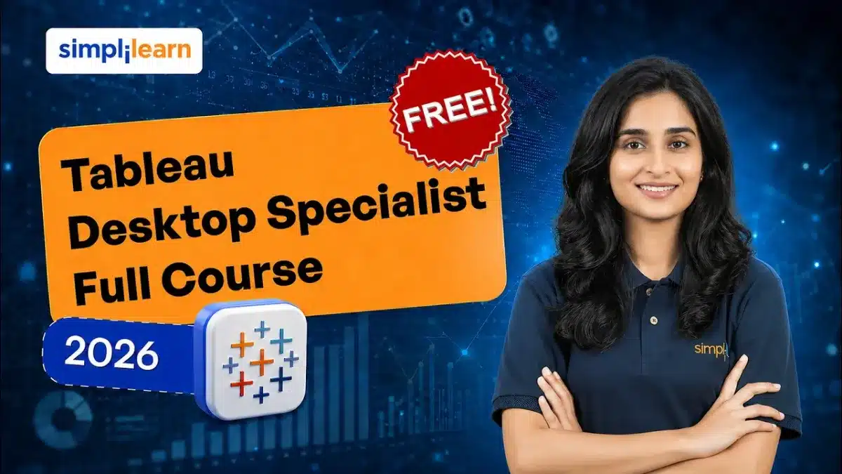 🇺🇸 Tableau Desktop Specialist Full Course 2026 | Tableau Desktop Specialist Training