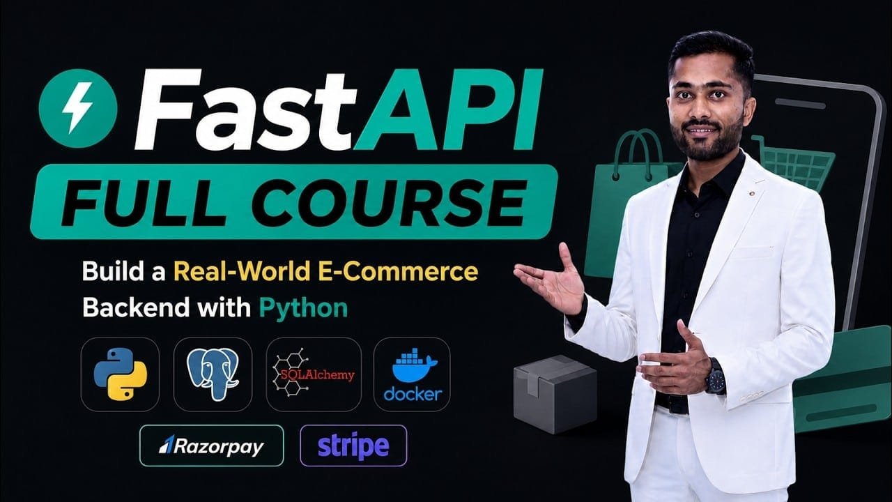 🇺🇸 FastAPI Full Course for Beginners | Build a Real-World E-Commerce Backend with Python