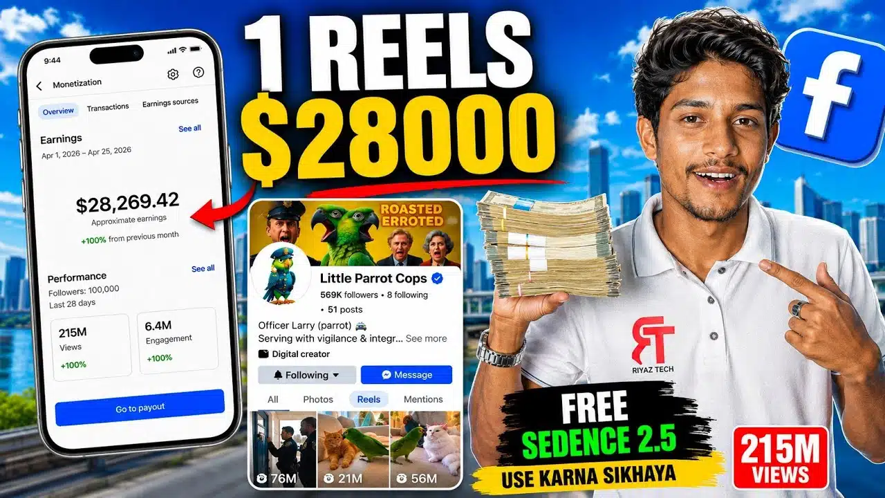 🇮🇳 USA Facebook Page Full Course 2026 | AI Automation + Seedance 2.5 free