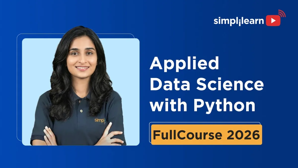 🇺🇸 Applied Data Science With Python Full Course 2026 [Free] | Python For Data Science