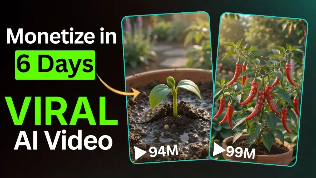 🇺🇸 Nobody is Talking About This Free AI Niche – Viral Plant Growth Videos ( Full Process )