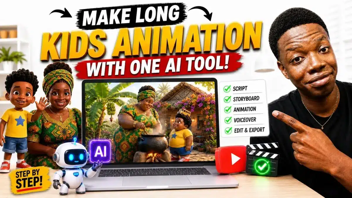 🇺🇸 30+Minutes | Used 1 APP!!! | Make Kids Animated Video