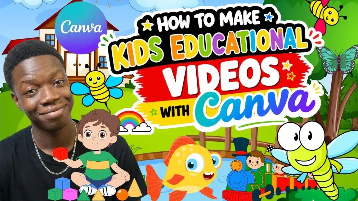 🇺🇸 Use Only Canva!!! | it’s FREE | How I Make Kids Educational Videos