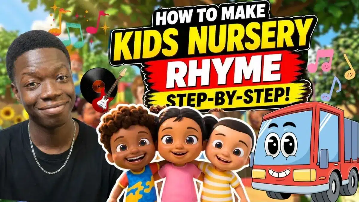 🇺🇸 I Used Only 1 App!!! | How I make Kids Nursery Rhyme Video
