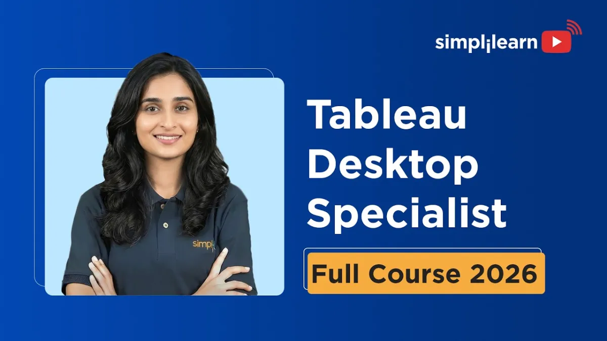 🇺🇸 Tableau Desktop Specialist Full Course 2026 | Tableau Desktop Specialist Training 