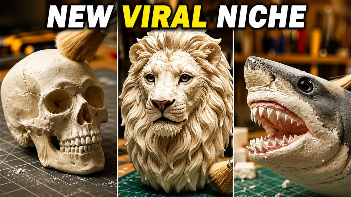 🇺🇸 How to Create VIRAL Thermocol DIY Object Videos with AI (New Viral Niche)