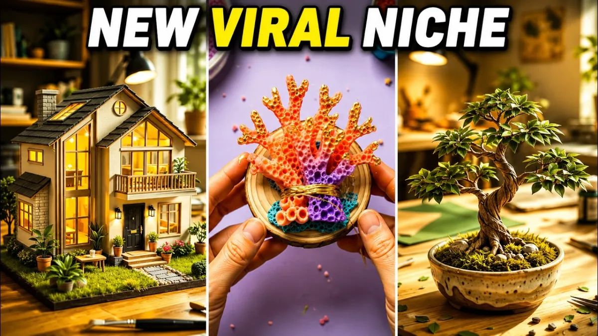 🇺🇸 How to Create VIRAL AI Art & Craft Videos (New Viral Niche)