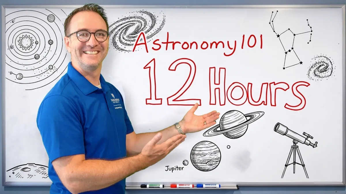 🇺🇸 I teach Astronomy for 12 Hours Straight (Full Course)