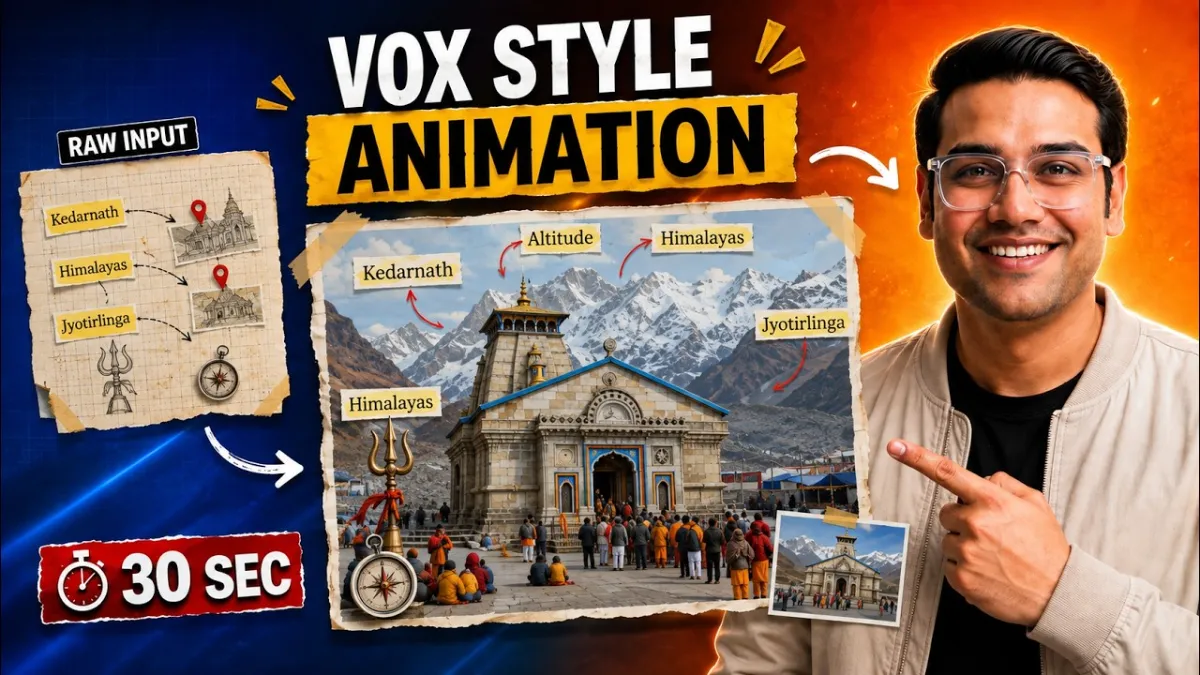 🇮🇳 Create Cinematic Paper VOX Style Videos with Google Flow 