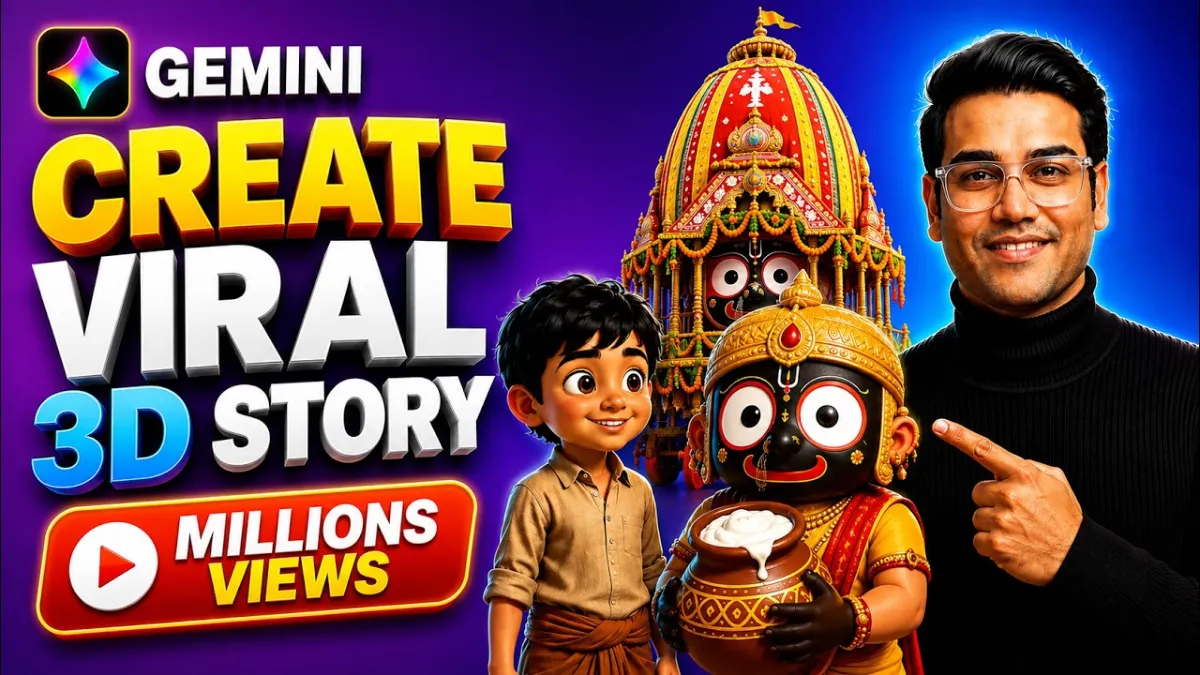 🇮🇳 Create Viral Jagannath AI Stories | Complete Free Tutorial