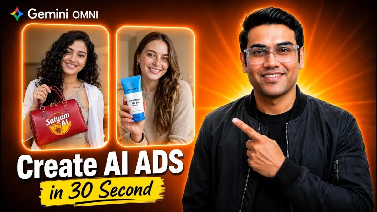 🇮🇳 Create Unlimited AI UGC Ads with Google Gemini OMNI (FREE Tutorial)