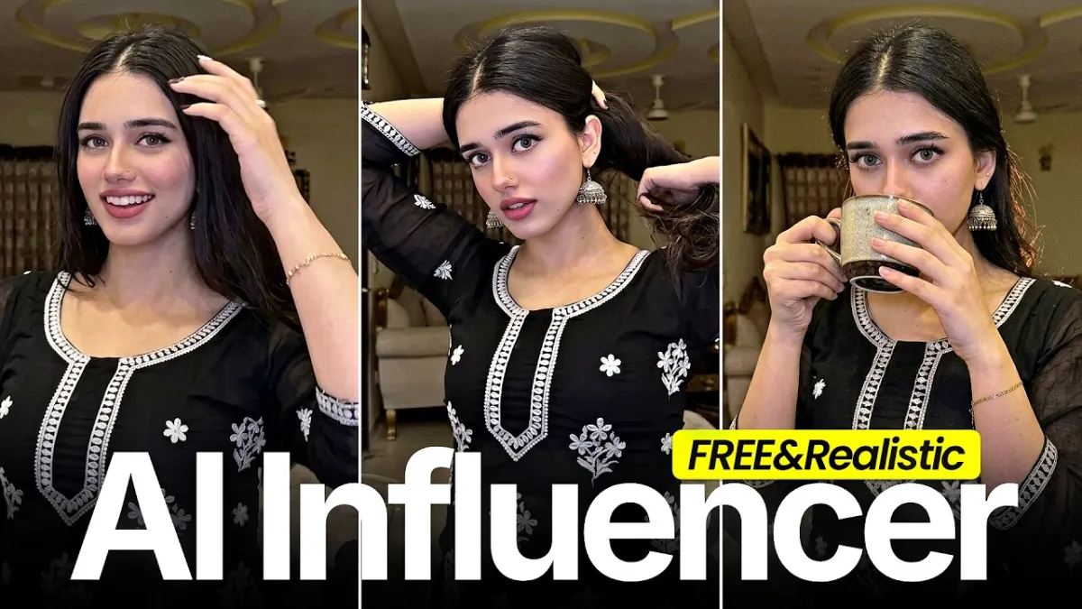🇮🇳 I Made a FREE Realistic AI Fitness Influencer That Brands Will Pay