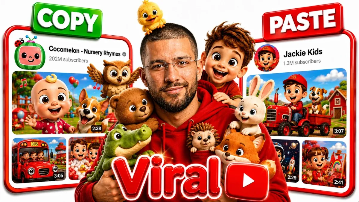 🇺🇸 FREE METHOD | How to Build a Kids Animation Channel with AI (Full Workflow)