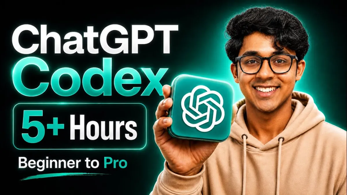 🇮🇳 ChatGPT Codex Full Course