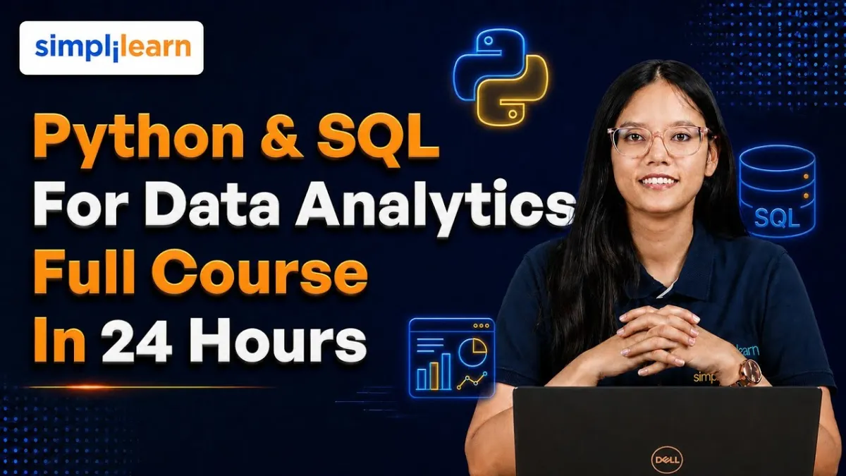 🇺🇸 Python and SQL for Data Analytics Full Course 2026 | From Basics to Advanced