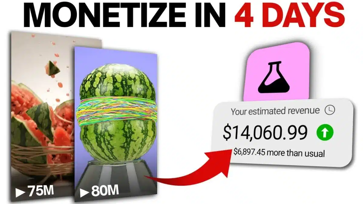 Create Realistic Fruit Rubber Band Burst Videos Using AI
