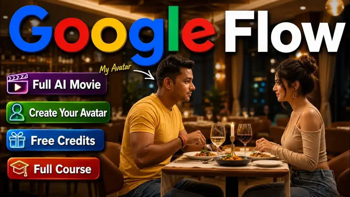 🇮🇳 Google Flow Full Course 2026 | AI Avatar FREE Credits Complete AI Tutorial