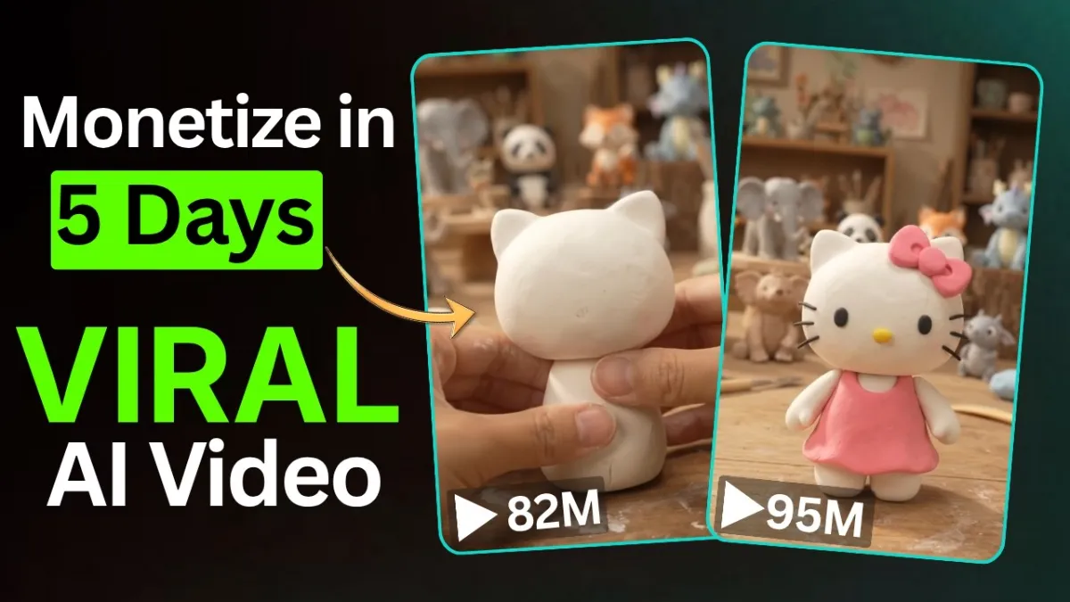 How to Create Viral AI Clay Art Videos for FREE ( Full Tutorial )