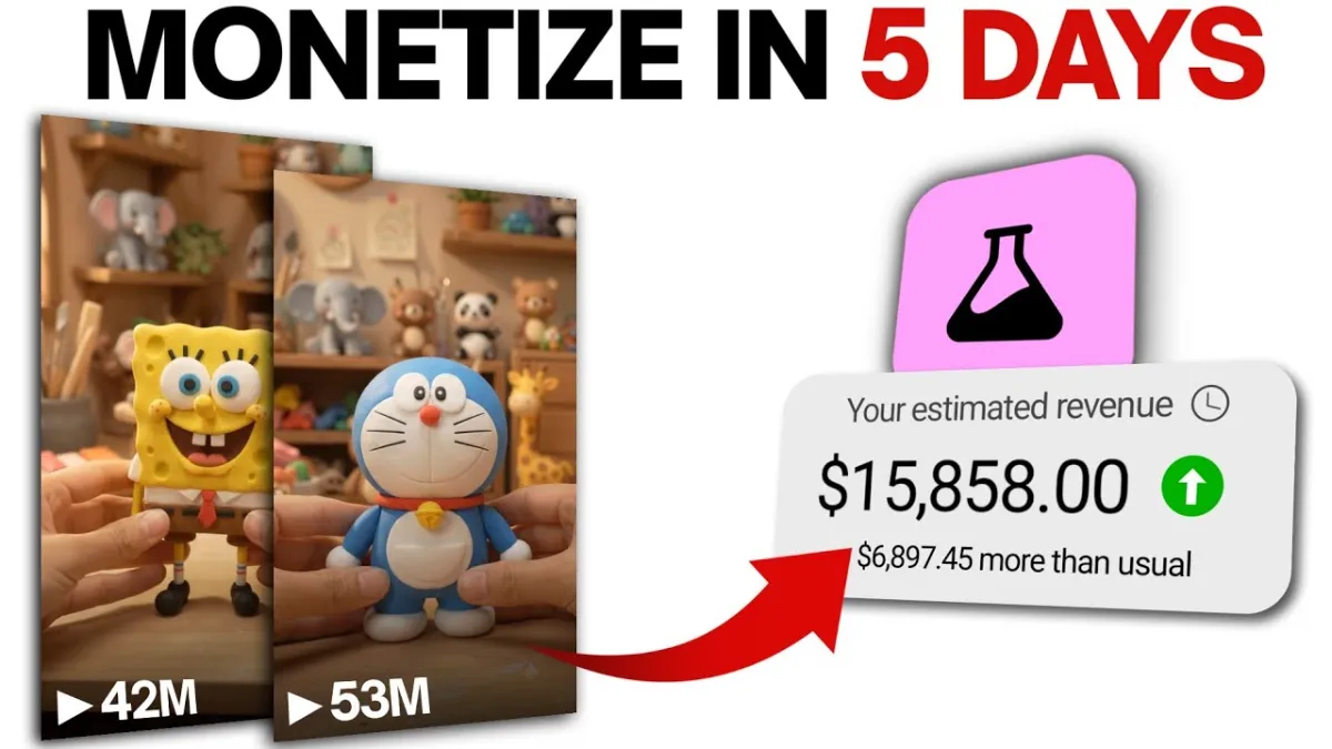 🇺🇸 How to Make Satisfying AI Clay Art Videos