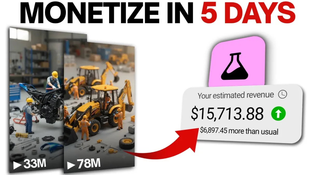 Create Satisfying Miniature Assembly Videos with AI