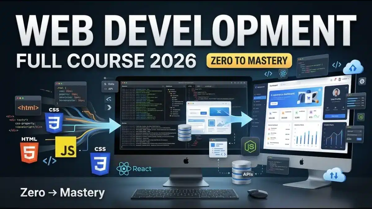🇺🇸 Web Development Full Course 2026 | Learn Web Development from Zero to Mastery