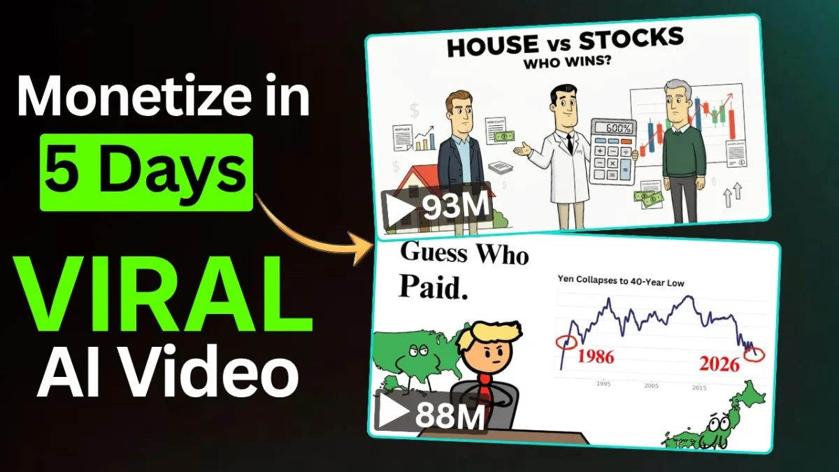 🇺🇸 How I Make Viral USA Finance Videos Using AI ( Full Workflow )