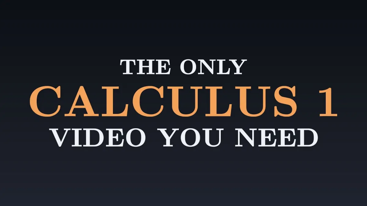 🇺🇸 Learn Calculus 1 From Scratch (Full Course)
